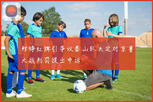 郑铮红牌引争议泰山队决定对京鲁大战判罚提出申诉